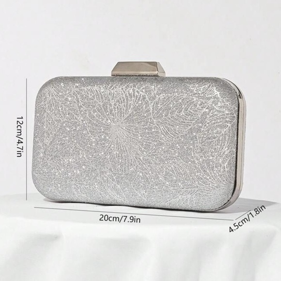 Elegant Silver Clutch